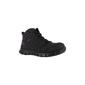 NEW REEBOK WORK men's sublite comp toe athletic mid cut work shoe in black